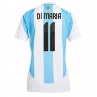 Billiga Argentina Angel Di Maria #11 Hemma fotbollskläder Dam Copa America 2024 Kortärmad